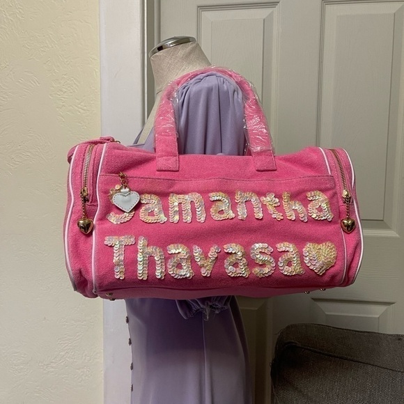 SAMANTHA THAVASA small duffle bag in pink - Picture 17 of 17